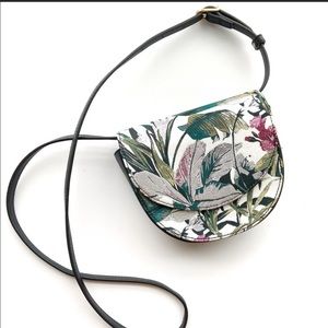 Flynn Emerson Floral Jaquard Crossbody Bag